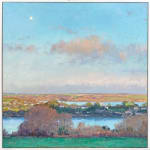 Andrew Barrowman, Late Afternoon Moonrise, Restronguet'