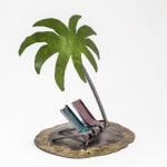 Kerry Whittle, Two Deckchairs with Palm Tree