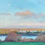 Andrew Barrowman, Late Afternoon Moonrise, Restronguet'