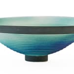 Hugh West, Waved Topped Celadon Vase