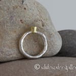 Marsha Drew, Textured Tanzanite Ring with 9k Gold Detail