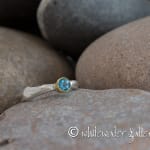Marsha Drew, Rockpool Rustic Ring with 18ct Gold and Swiss Blue Topaz