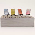 Kerry Whittle, Four Chairs on Block