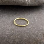 Marsha Drew, Slim Hammered Gold Ring