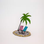 Kerry Whittle, Island +Two Chairs + Palm