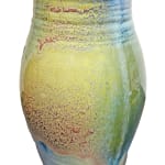 Hugh West, Waved Topped Celadon Vase