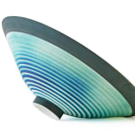 Hugh West, Waved Topped Celadon Vase