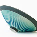 Hugh West, Waved Topped Celadon Vase