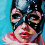 Chris Guest, Mask on Blue, 2021