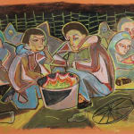 Henry Cockburn, Man and Fish, 2016