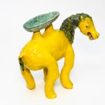 Claudia Rankin, Lion dog platter, 2024