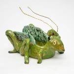 Claudia Rankin, Lion dog platter, 2024