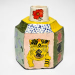 Claudia Rankin, Lion dog platter, 2024