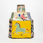 Claudia Rankin, Lion dog platter, 2024