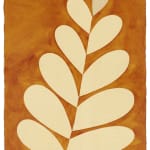 Henrietta Molinaro paintings, Leaf Study, 2022