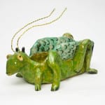 Claudia Rankin, Lion dog platter, 2024