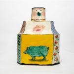 Claudia Rankin, Lion dog platter, 2024