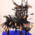 Justin Loke, The Gallerist awake in his Hotel Room during an Art Fair, 2024