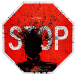 Richard Hambleton, Untitled Stop Sign, 2017