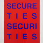 Anne Katrine Senstad, Secure Ties, Securi Ties, Securities (Blue), 2021