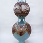 Ibrahim Said, Floating Vase-Oxen, 2024