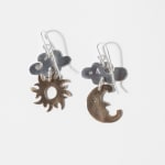Annette Doreng-Stearns, Cloud earrings with balloon , 2023