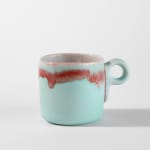 Susan Beiner, Condiment Bowl (Turquoise & Red), 2025