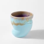 Susan Beiner, Condiment Bowl (Turquoise & Red), 2025