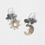 Annette Doreng-Stearns, Cloud earrings with balloon , 2023