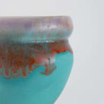 Susan Beiner, Condiment Bowl (Turquoise & Red), 2025