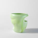 Susan Beiner, Condiment Bowl (Turquoise & Red), 2025