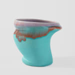 Susan Beiner, Condiment Bowl (Turquoise & Red), 2025