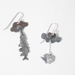 Annette Doreng-Stearns, Cloud earrings with balloon , 2023