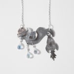 Annette Doreng-Stearns, Cloud earrings with balloon , 2023