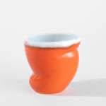 Susan Beiner, Condiment Bowl (Turquoise & Red), 2025