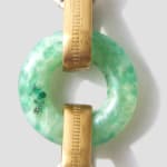 Robert Ebendorf, In Creating Forward Motion (earring), 2023