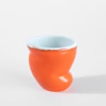 Susan Beiner, Condiment Bowl (Turquoise & Red), 2025