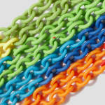 Paige Wright, Rainbow Small Chain Necklace, 2024