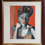 Karen Wise - Cheshire Contemporary Figurative Artist - Prescient, original mixed media painting