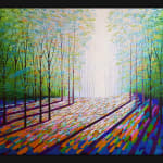 Amanda Horvath, Shining Sunlight Forest, 2024