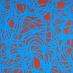 Sol LeWitt, Irregular Bands with Colors Superimposed, 1994