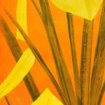 Alex Katz, Yellow Flags 4, 2020