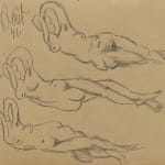 Pablo Picasso, L'aubade: Études de nus allongés (Dora Maar), 1941