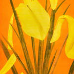 Alex Katz, Yellow Flags 4, 2020