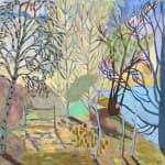 Lynne Flemons, Misty Trees And Blue Lake Nimmitabel, 2022