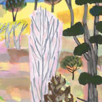 Lynne Flemons, Pink Tree And Yellow Paddock Nimmitabel, 2022