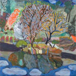 Lynne Flemons, Campsite Fantasy Lake Wallace, 2022