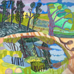 Lynne Flemons, Dam Reflections Kelton Plains, 2022