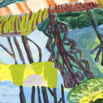 Lynne Flemons, Dam Reflections Kelton Plains, 2022