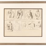 Keith Vaughan, Abstracted figure, early 1960s
